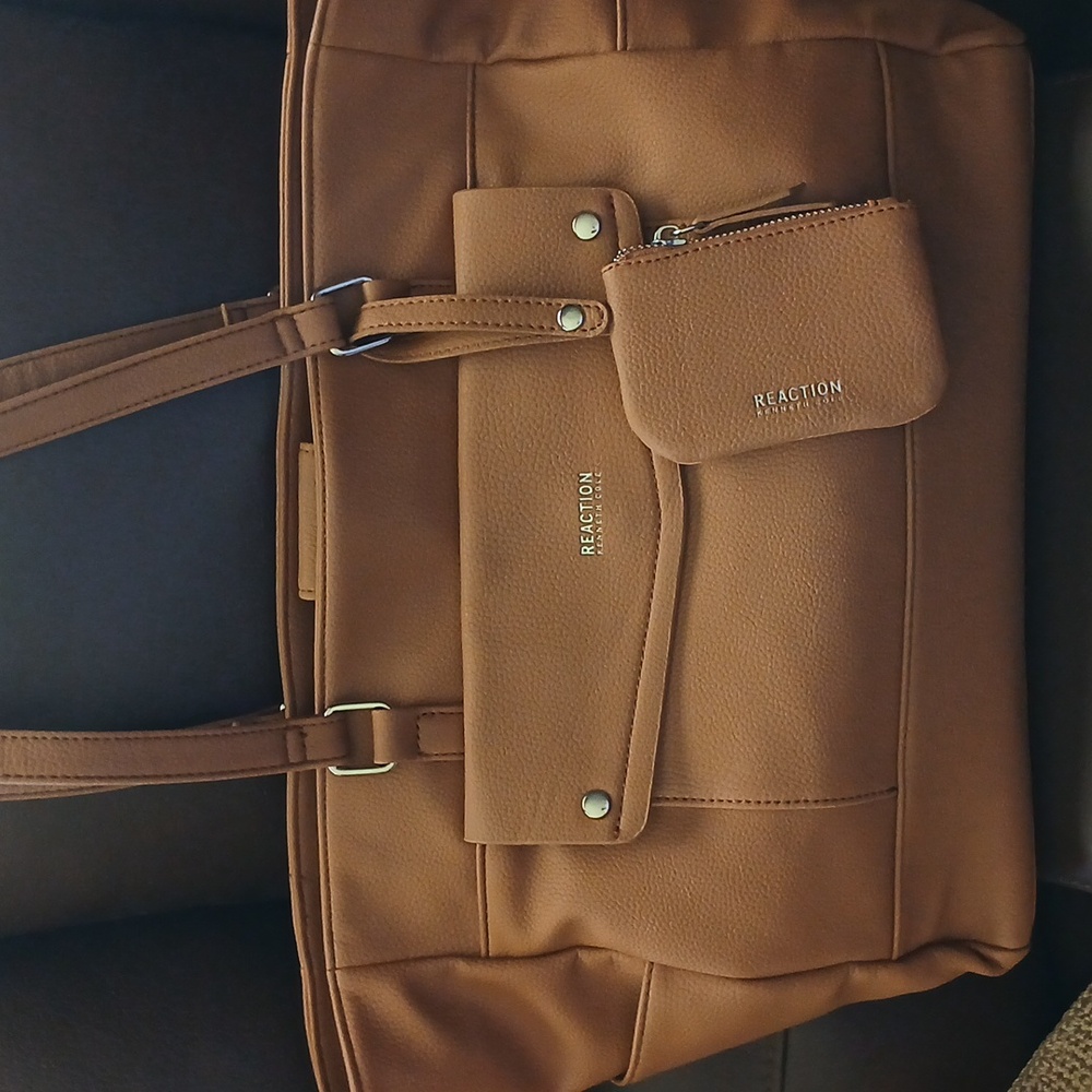 Kenneth Cole Reaction Tan Tote Bag